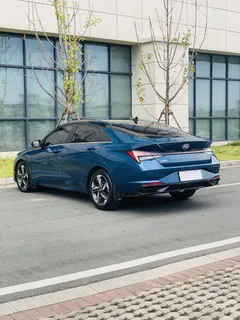 2022 Hyundai Elantra 1.5L CVT GLX Elite, синий — фото 6