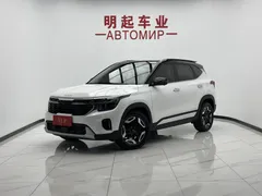 2023 Kia Seltos 1.5L IVT Premium, белый — фото 1