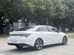 2021 Hyundai Elantra 1.5L CVT GLX Elite, белый — фото 11
