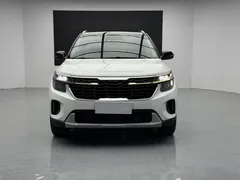 2023 Kia Seltos 1.5L IVT Luxury, белый — фото 2