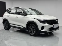 2023 Kia Seltos 1.5L IVT Luxury, белый — фото 3
