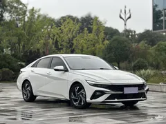 2023 Hyundai Elantra 1.5L CVT GLX Elite, белый — фото 3