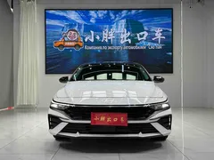 2023 Hyundai Elantra 1.5L CVT LUX Premium, белый — фото 2