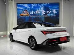 2023 Hyundai Elantra 1.5L CVT LUX Premium, белый — фото 6