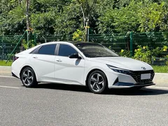 2022 Hyundai Elantra 1.5L CVT GLX Elite, белый — фото 7
