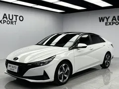 2022 Hyundai Elantra 1.5L CVT LUX Premium, белый — фото 1
