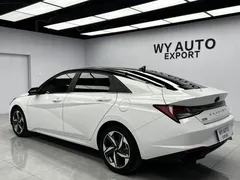 2022 Hyundai Elantra 1.5L CVT LUX Premium, белый — фото 5