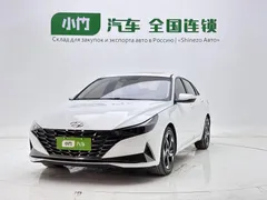2022 Hyundai Elantra 1.5L CVT LUX Premium, белый — фото 1