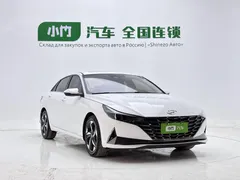 2022 Hyundai Elantra 1.5L CVT LUX Premium, белый — фото 3