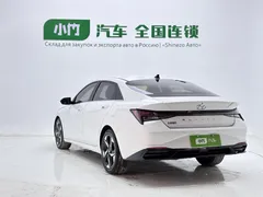 2022 Hyundai Elantra 1.5L CVT LUX Premium, белый — фото 5
