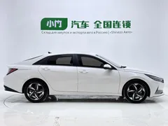 2022 Hyundai Elantra 1.5L CVT LUX Premium, белый — фото 8