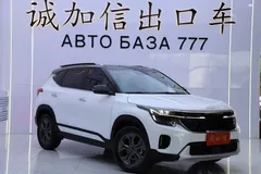 2023 Kia Seltos 1.5L IVT Luxury, белый — фото 3