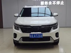 2023 Kia Seltos 1.5L IVT Luxury, белый — фото 2