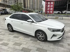 2022 Geely Emgrand 4th Gen 1.5L CVT Luxury, белый — фото 3