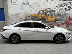 2023 Hyundai Elantra 1.5L CVT GLX Elite, белый — фото 7