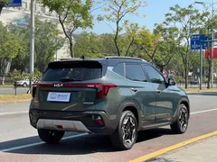 2023 Kia Seltos 1.5L IVT Premium, зелёный — фото 6