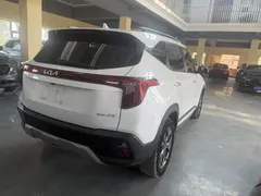 2023 Kia Seltos 1.5L IVT Luxury, белый — фото 8