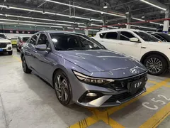 2023 Hyundai Elantra 1.5L CVT GLX Elite, синий — фото 3