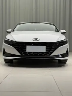 2022 Hyundai Elantra 1.5L CVT LUX Premium, белый — фото 2