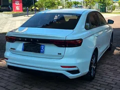 2022 Geely Emgrand 1.5L CVT Elite 4th Gen, белый — фото 8