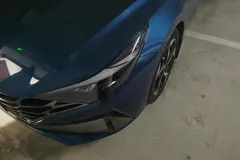 2022 Hyundai Elantra 1.5L CVT Flagship TOP, синий — фото 2