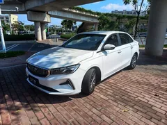 2022 Geely Emgrand 4th Gen 1.5L CVT Luxury, белый — фото 1