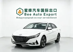 2022 Hyundai Elantra 1.5L CVT LUX Premium, белый — фото 1
