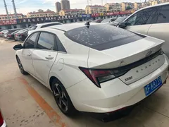 2022 Hyundai Elantra 1.5L CVT LUX Premium, белый — фото 10