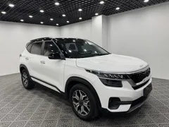 2021 Kia Seltos 1.5L CVT Trend, белый — фото 3