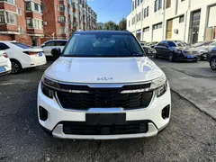 2023 Kia Seltos 1.5L IVT Luxury, белый — фото 2