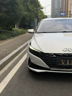 2022 Hyundai Elantra 1.5L CVT LUX Premium, белый — фото 12