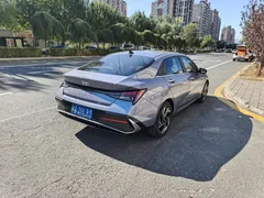 2023 Hyundai Elantra 1.5L CVT GLX Elite, синий — фото 6