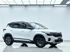 2023 Kia Seltos 1.5L IVT Luxury, белый — фото 2