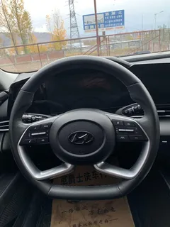 2021 Hyundai Elantra 1.5L CVT LUX Premium, белый — фото 13