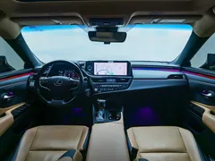 2022 Lexus ES 200 Luxury, синий — фото 8