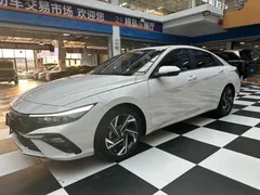 2023 Hyundai Elantra 1.5L CVT GLX Elite, белый — фото 1