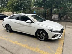 2023 Hyundai Elantra 1.5L CVT GLX Elite, белый — фото 3