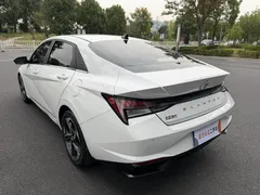 2022 Hyundai Elantra 1.5L CVT LUX Premium, белый — фото 11
