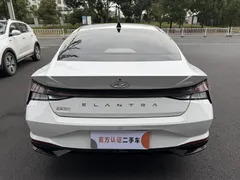 2022 Hyundai Elantra 1.5L CVT LUX Premium, белый — фото 12
