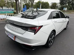 2022 Hyundai Elantra 1.5L CVT LUX Premium, белый — фото 13