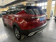 2021 Kia Seltos 1.5L CVT, красный — фото 4