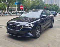 2022 Geely Emgrand 1.5L CVT Elite 4th Gen, чёрный — фото 1