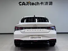 2022 Hyundai Elantra 1.5L CVT GLX Elite, белый — фото 5