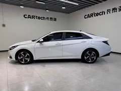 2022 Hyundai Elantra 1.5L CVT GLX Elite, белый — фото 7