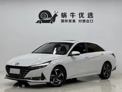 2022 Hyundai Elantra 1.5L CVT LUX Premium, белый — фото 1