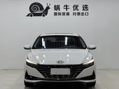 2022 Hyundai Elantra 1.5L CVT LUX Premium, белый — фото 2
