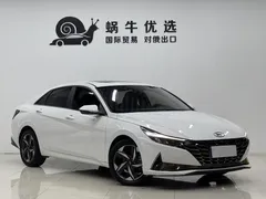 2022 Hyundai Elantra 1.5L CVT LUX Premium, белый — фото 3
