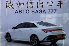 2023 Hyundai Elantra 1.5L CVT LUX Premium, белый — фото 6