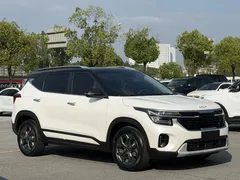 2023 Kia Seltos 1.5L IVT Luxury, белый — фото 2