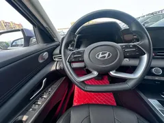 2023 Hyundai Elantra 1.5L CVT GLX Elite, синий — фото 8